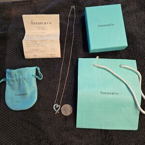 Tiffany & Co. Sterling Silver Loving Heart Pendant